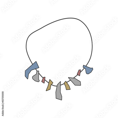 bone necklace for dynamic digital projects and designs.