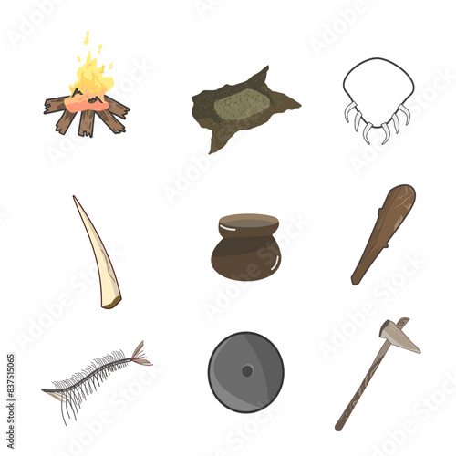 prehistoric bundle for dynamic digital projects and designs.