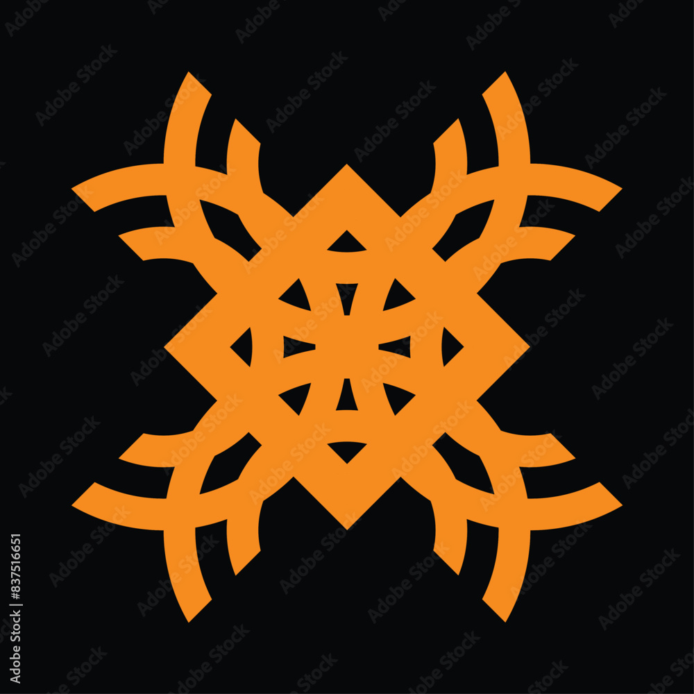 ceramic or tile designs with orange and black background ceramic or tile designs with orange and black background