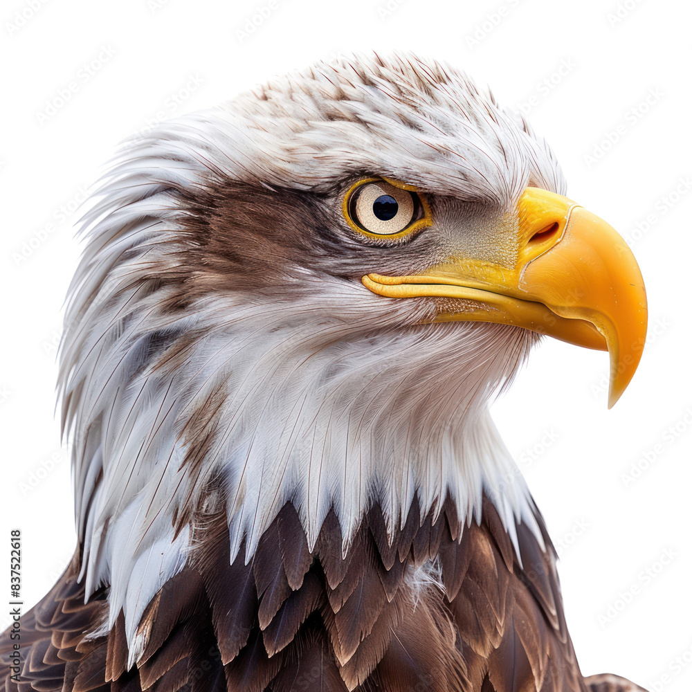 Obraz premium Mighty Eagle isolated on a transparent background