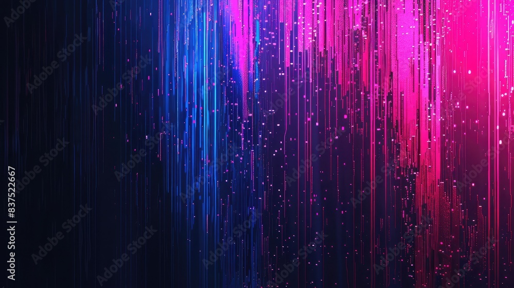 gradient background with cyber or digital glitch
