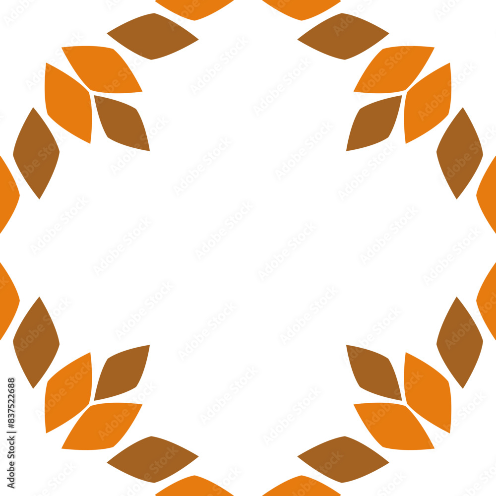 floral frame ornament design