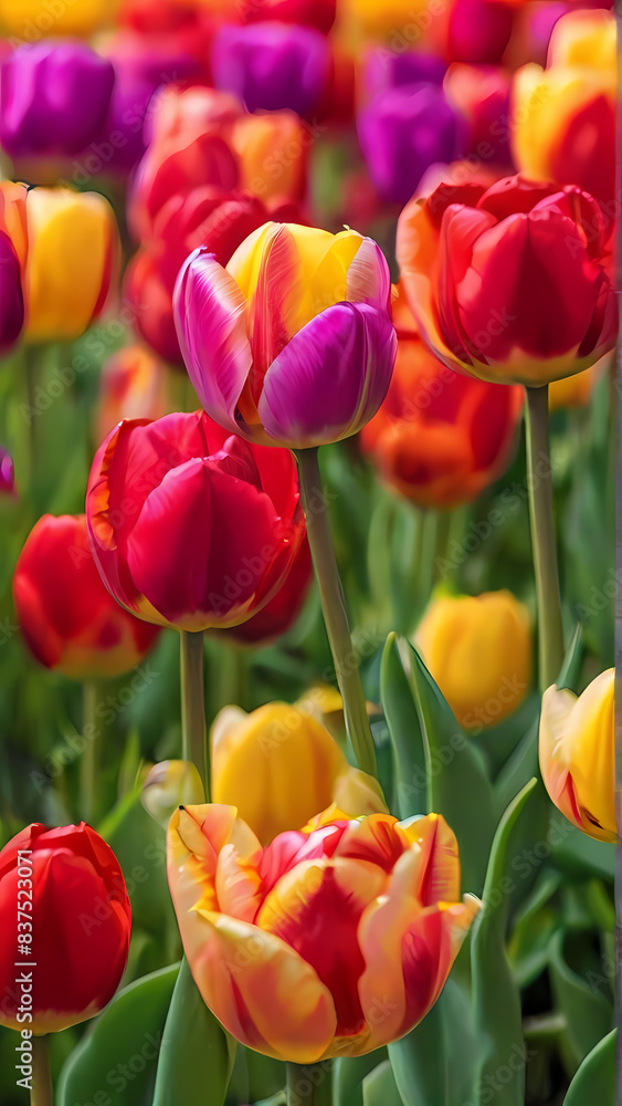 red and yellow tulips red and yellow tulips