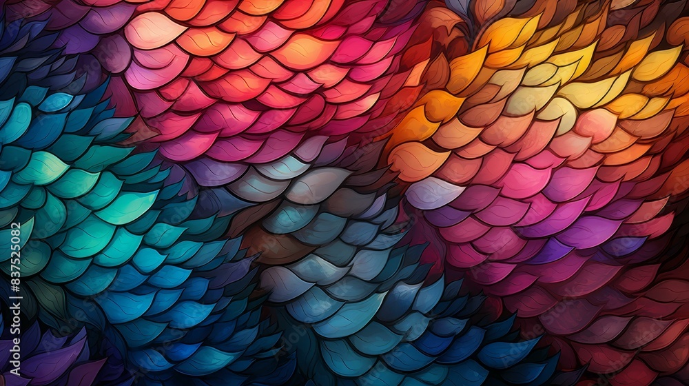Dive into a creative world with our artistic fish scale design, featuring whimsical details and intricate illustrations for an underwater allure. Dive into a creative world with our artistic fish scale design, featuring whimsical details and intricate illustrations for an underwater allure.