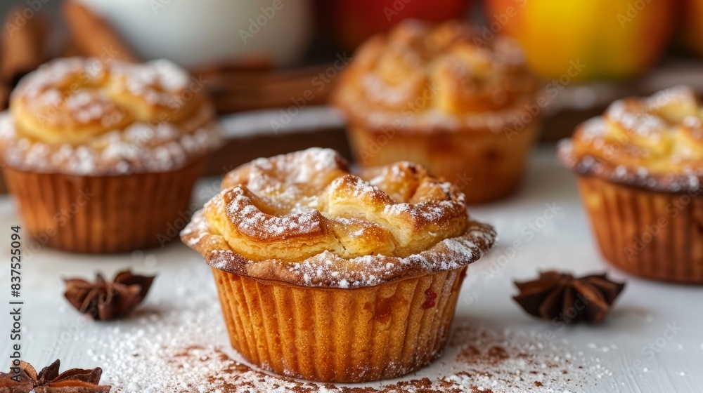 A delicious apple pie muffin recipe that combines the comforting flavor of apple pie with the convenience of a muffin. These moist muffins are stuffed with chunks of apple and warm spices. A delicious apple pie muffin recipe that combines the comforting flavor of apple pie with the convenience of a muffin. These moist muffins are stuffed with chunks of apple and warm spices.