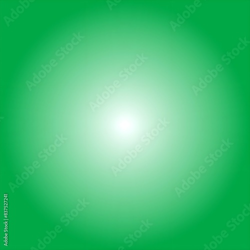 radial gradation image from white to light green