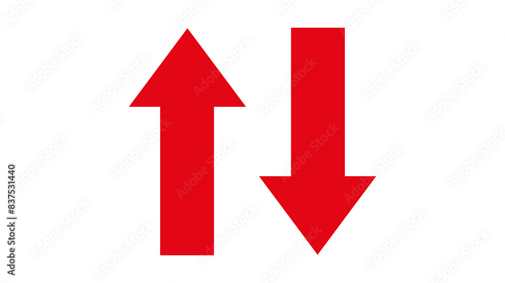 Arrow up down icon design illustration Arrow up down icon design illustration