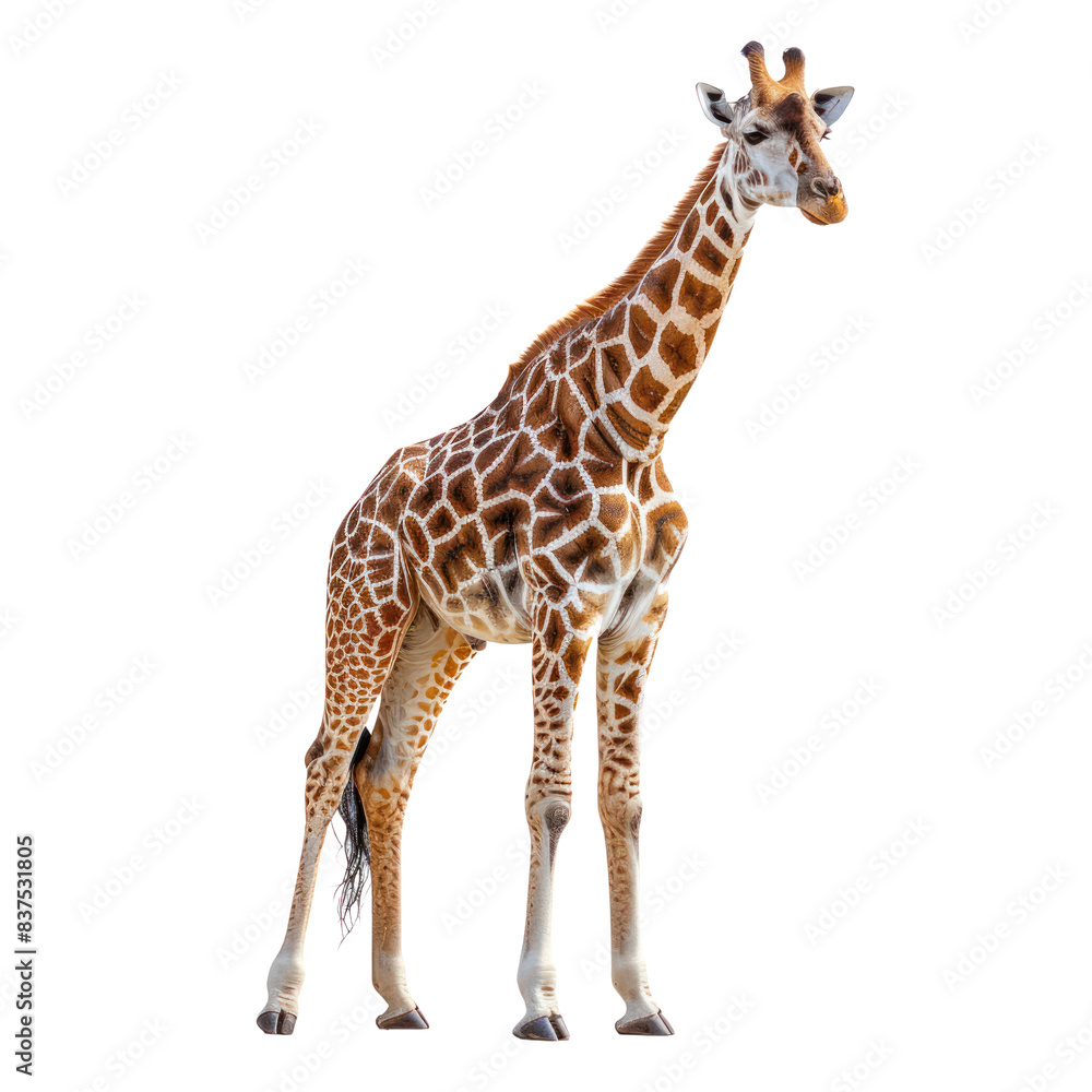 Giraffe isolated on a transparent background Giraffe isolated on a transparent background