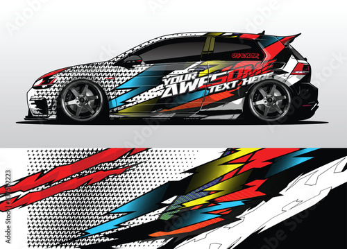 Dynamic Vector Car Wrap Designs: Eye-catching Graphics for Vehicles