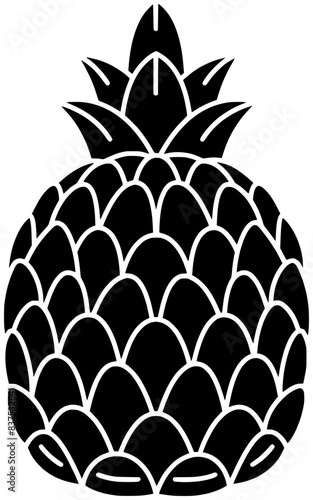 pineapple illustration beach silhouette summer logo vacation icon sunglasses outline travel tropical sun sea summertime fruit juice holiday ocean shape palm leaf fruits for vector graphic background
