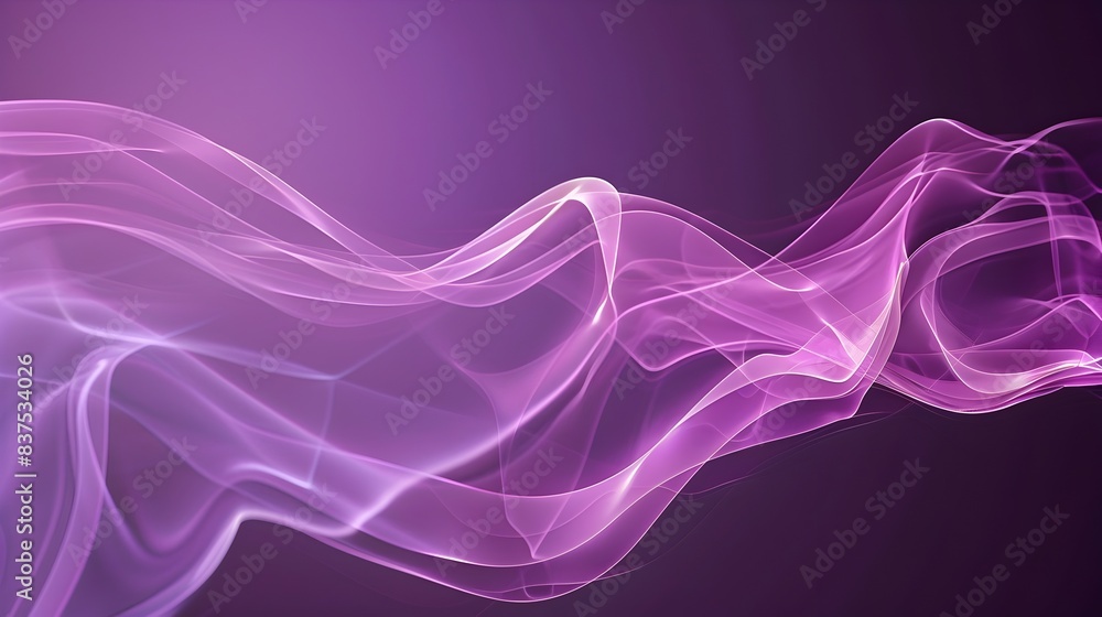 Ethereal Purple Smoke Waves Abstract Concept Background for Digital Banner or Wallpaper Ethereal Purple Smoke Waves Abstract Concept Background for Digital Banner or Wallpaper
