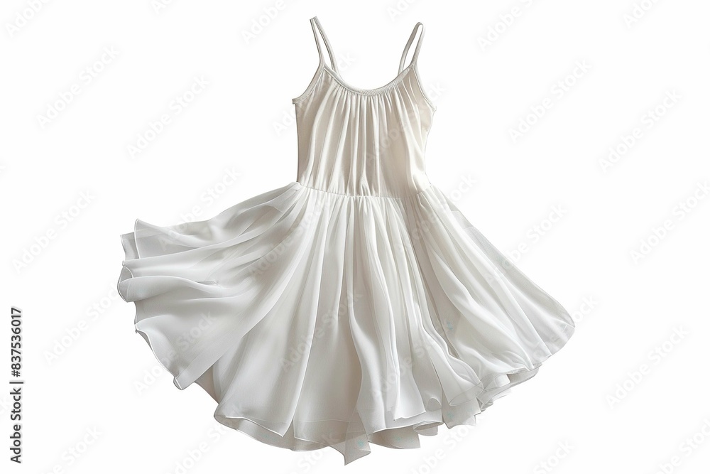 Mini dress, isolated on white Mini dress, isolated on white