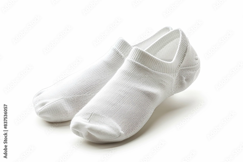 No-show socks, isolated on white No-show socks, isolated on white