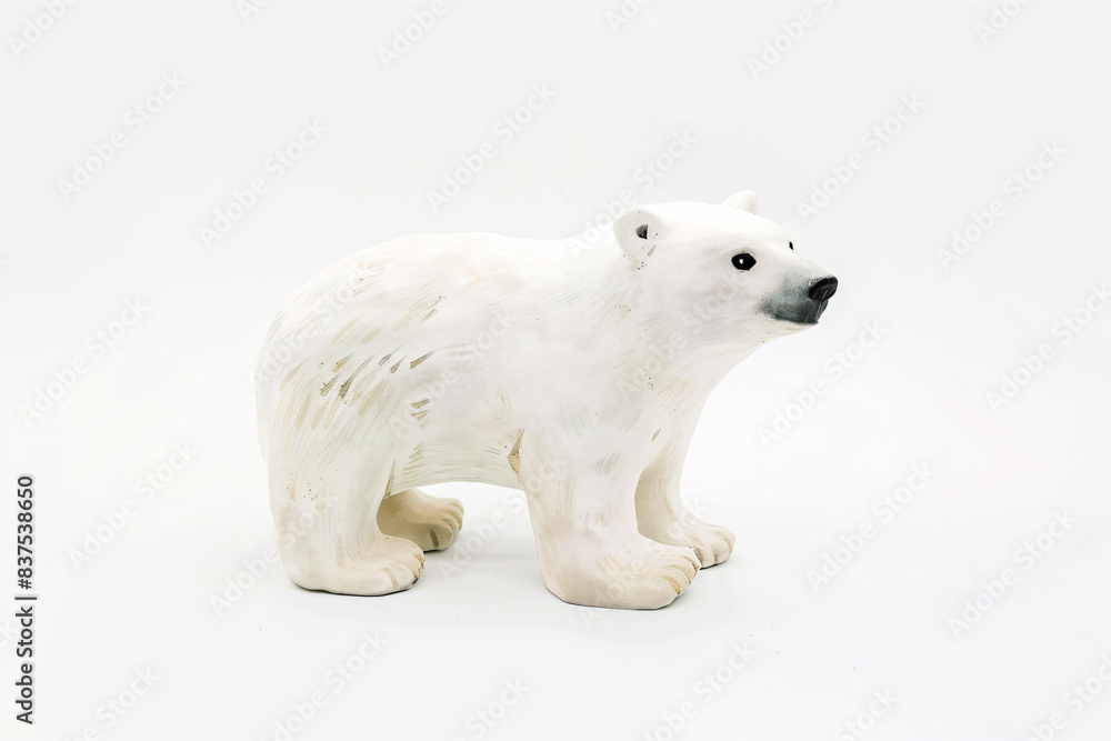 White Polar Bear Statue White Polar Bear Statue