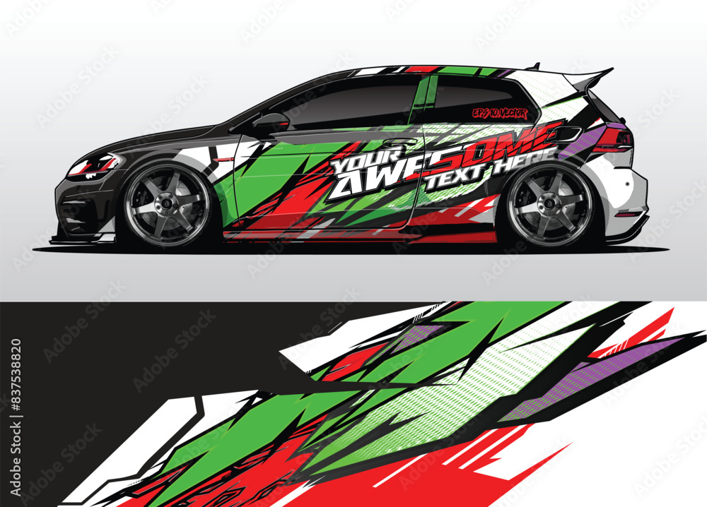 Creative Car Wrap Designs in Vector Format: Drive in Style Creative Car Wrap Designs in Vector Format: Drive in Style