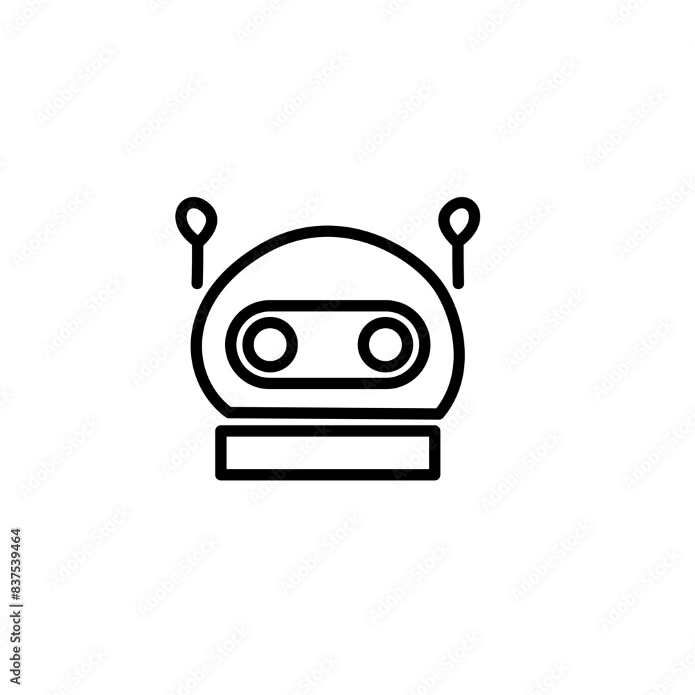 Obraz premium Robotic Line Icon