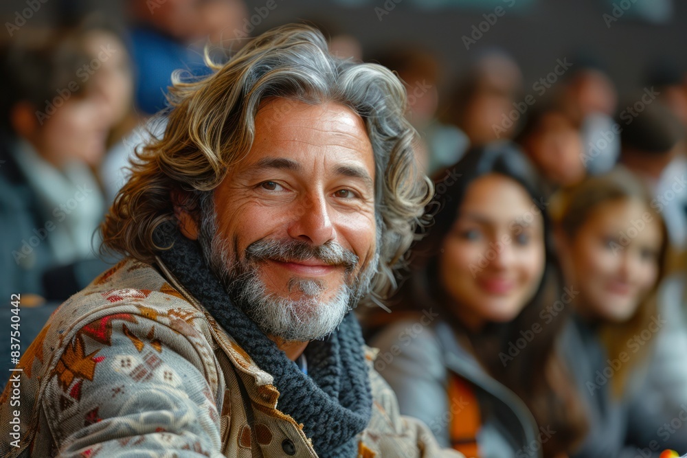Photo portrait of a man university professor Photo portrait of a man university professor