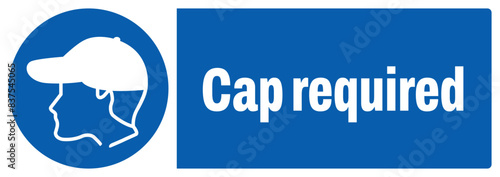 ISO mandatory safety signs cap required landscape size 1/2 a4,a3,a2,a1