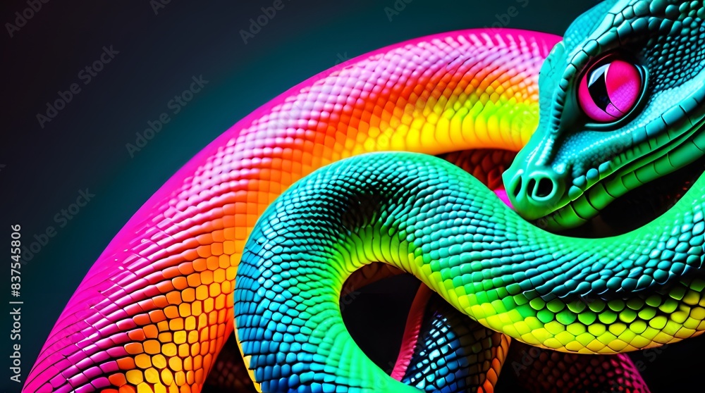 colorful snake colorful snake