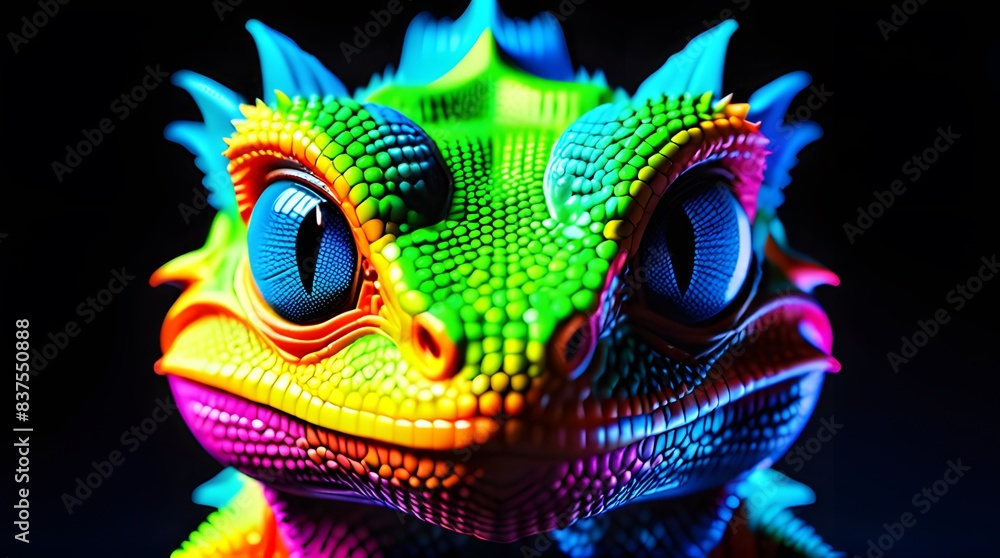 A close-up of a green dragon-like lizard with scaly skin, resembling an iguana, in a natural wildlife setting A close-up of a green dragon-like lizard with scaly skin, resembling an iguana, in a natural wildlife setting