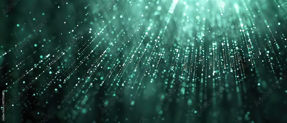 pastel green rain lines text on a dark green, dotted backdrop, creating a serene, mysterious atmosphere pastel green rain lines text on a dark green, dotted backdrop, creating a serene, mysterious atmosphere