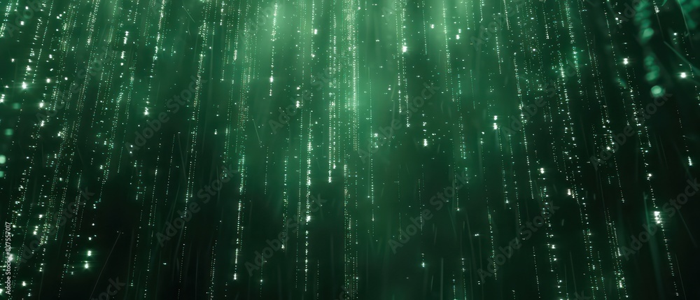 pastel green rain lines text on a dark green, dotted backdrop, creating a serene, mysterious atmosphere pastel green rain lines text on a dark green, dotted backdrop, creating a serene, mysterious atmosphere