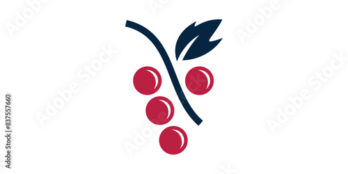 grape logo design, wine, vine, fresh. logo design template, icon, vector, symbol, creative, idea.