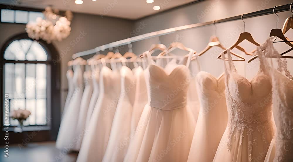 Hanging Dresses. Boutique Bridal Collection Hanging Dresses. Boutique Bridal Collection