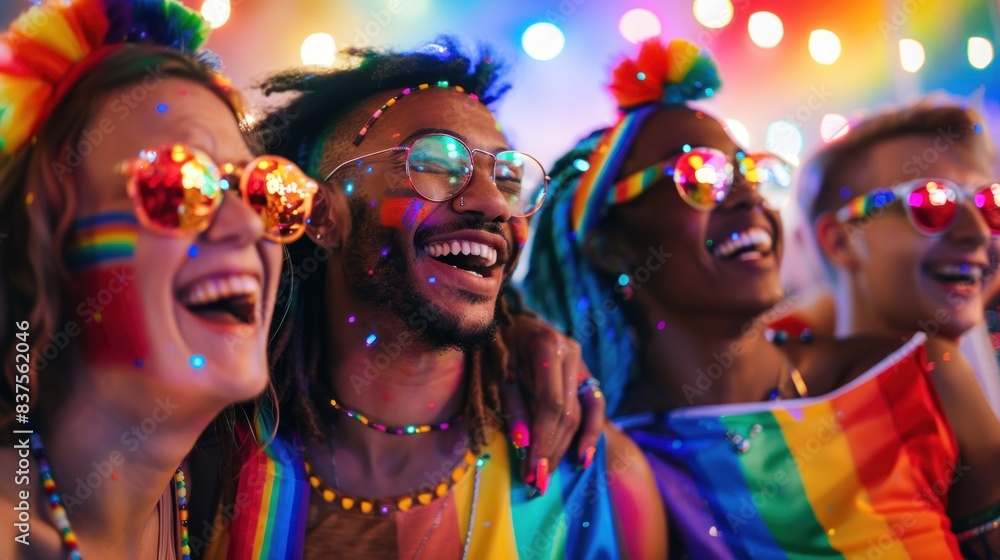 Pride Lights Friends Celebrate Pride Lights Friends Celebrate