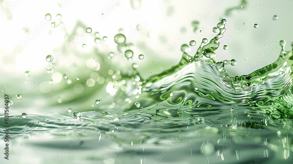 custom made wallpaper toronto digitalDigital technology green bubble molecule poster background