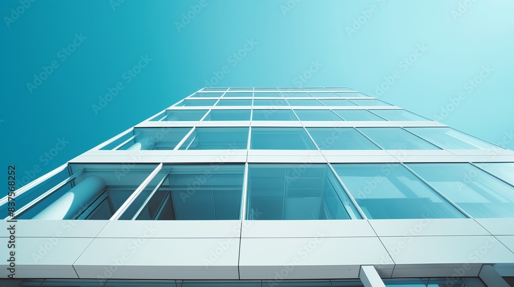 modern office building with sky modern office building with sky