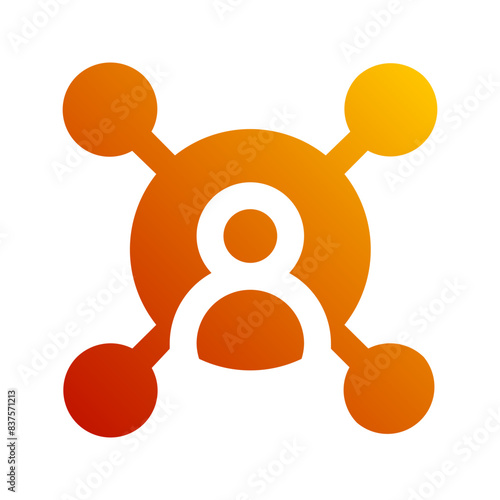 affiliate marketing gradient icon