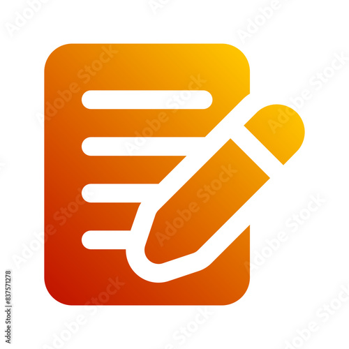 copywriting gradient icon