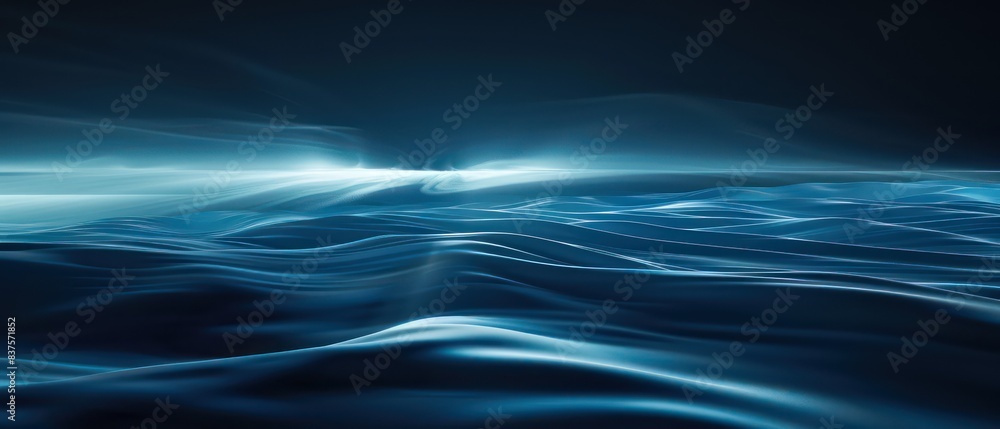 blue abstract moving smoothed lines with futuristic glowing effect blue abstract moving smoothed lines with futuristic glowing effect