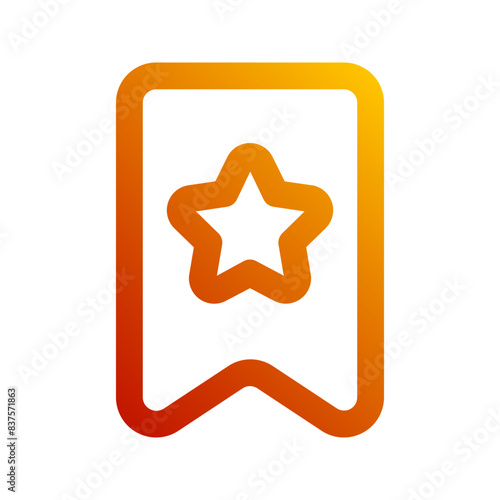bookmark gradient icon