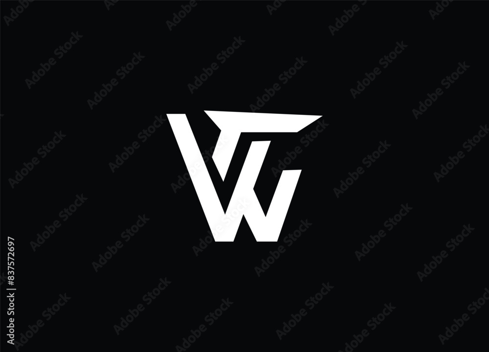 TW creative initial logo design and letter logo TW creative initial logo design and letter logo