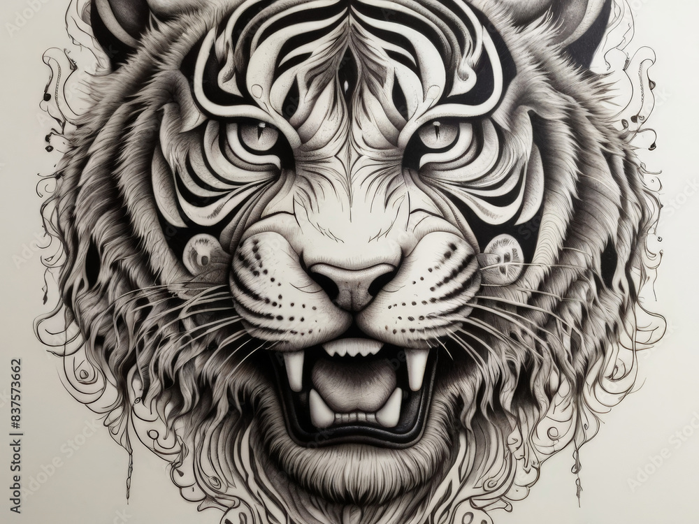 tiger head logo tiger head logo