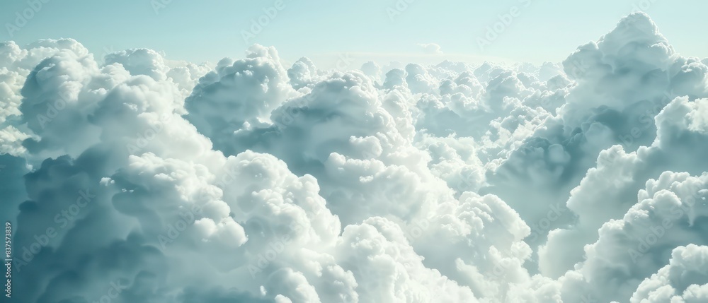 white clouds in a sunny summer sky white clouds in a sunny summer sky