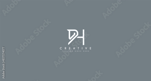 Initial Letter H horse logo design vector illustration.