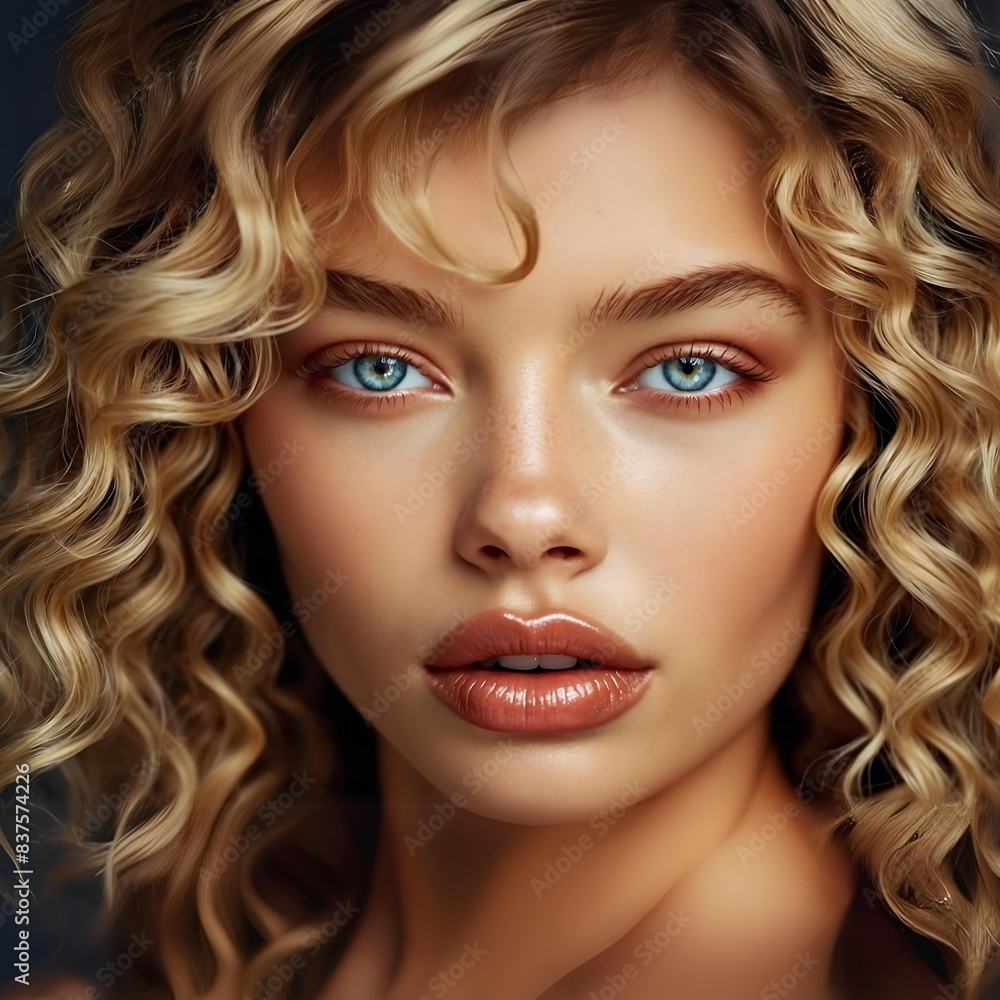 Blonde hair is often considered a beautiful and gentle characteristic. A close-up photo of a blonde woman can convey beauty and sweetness. Blonde hair is often considered a beautiful and gentle characteristic. A close-up photo of a blonde woman can convey beauty and sweetness.