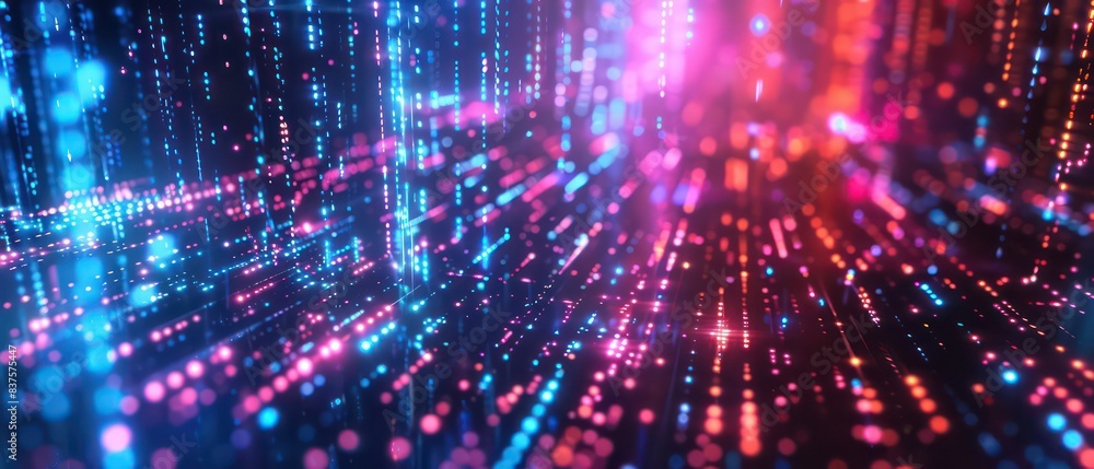 futuristic tech data security scene with neon lights and holographic displays, featuring an advanced gaming setup futuristic tech data security scene with neon lights and holographic displays, featuring an advanced gaming setup