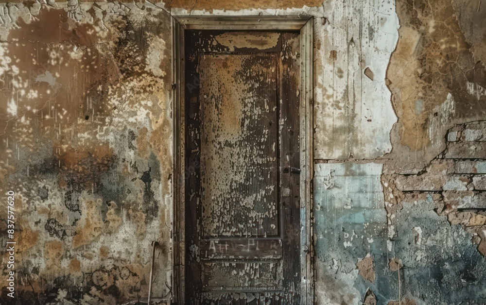 old door in old abandoned house old door in old abandoned house
