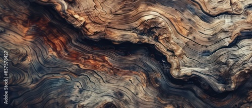 Wallpaper Mural Old oak with a beautiful wooden texture Torontodigital.ca