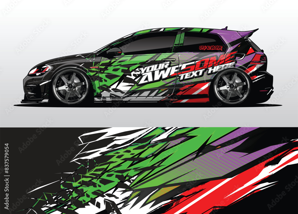 Eye-Catching Car Wrap Vectors: Drive Business Forward Eye-Catching Car Wrap Vectors: Drive Business Forward