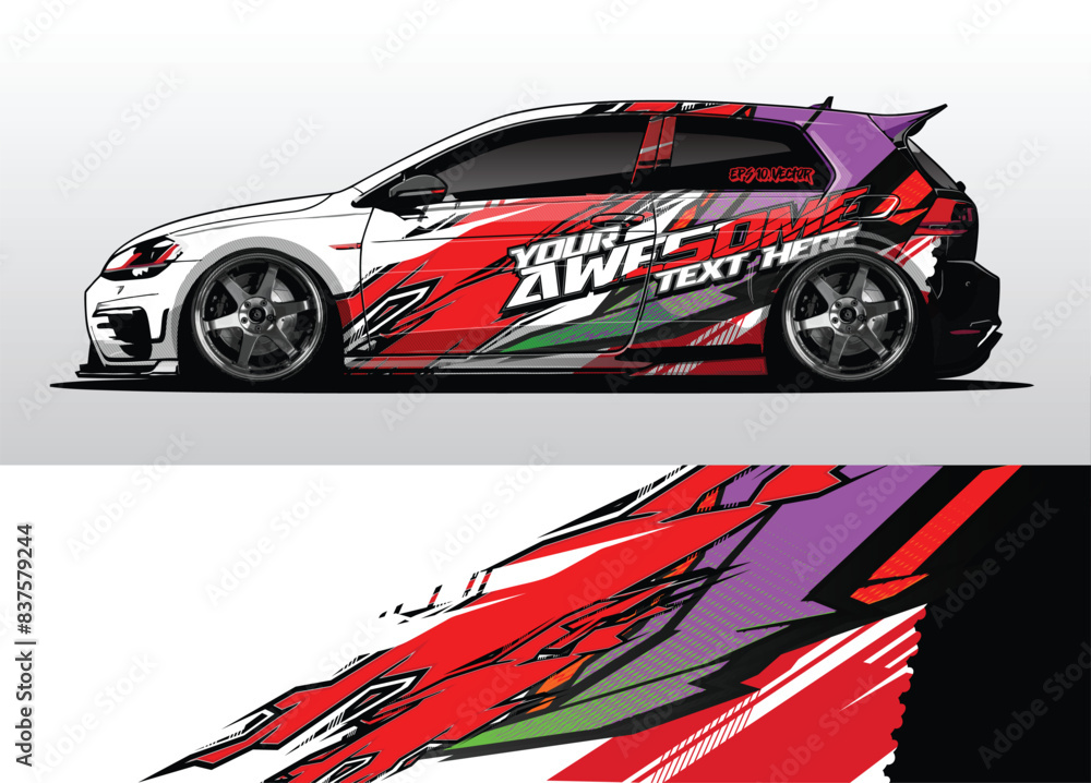 Creative Car Wrap Designs in Vector Format: Drive in Style Creative Car Wrap Designs in Vector Format: Drive in Style
