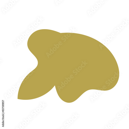 Abstract shape organic blob vector 