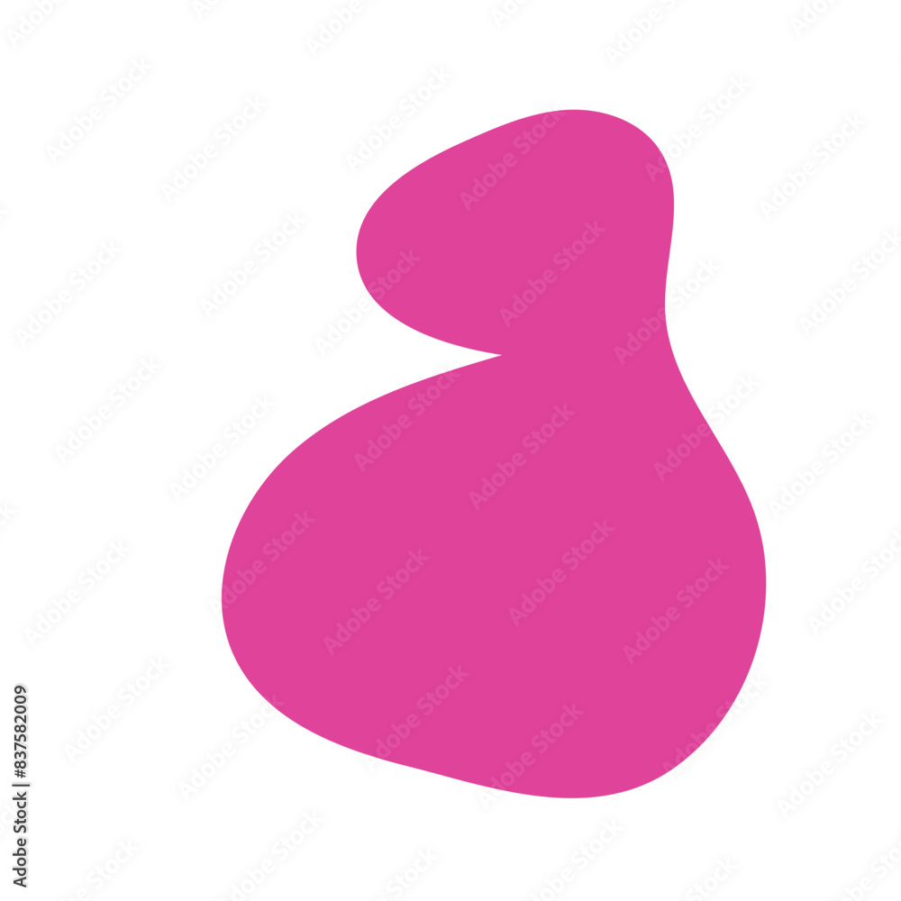 Abstract shape organic blob vector Abstract shape organic blob vector