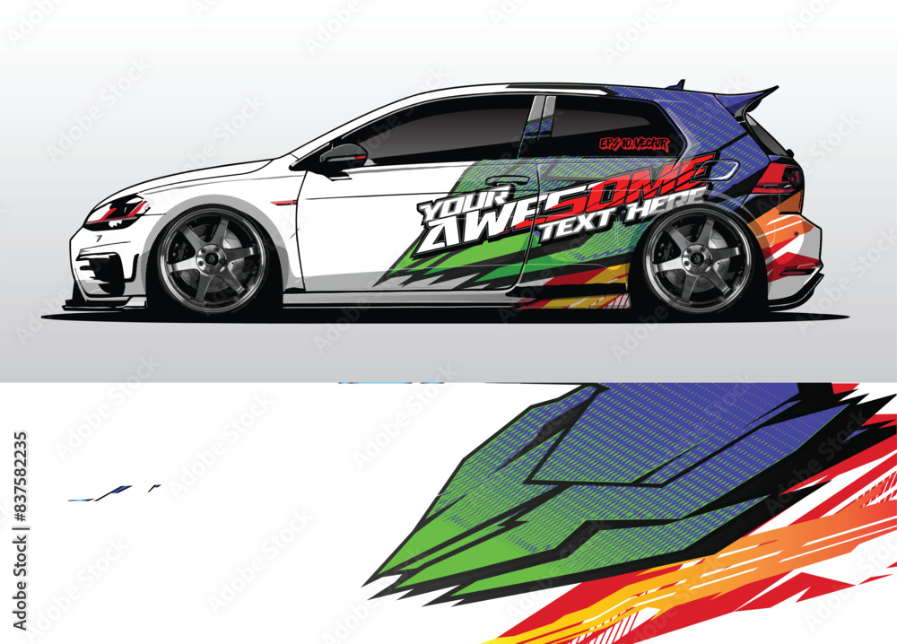 Tailored Solutions with Customizable Car Wrap Vectors Tailored Solutions with Customizable Car Wrap Vectors