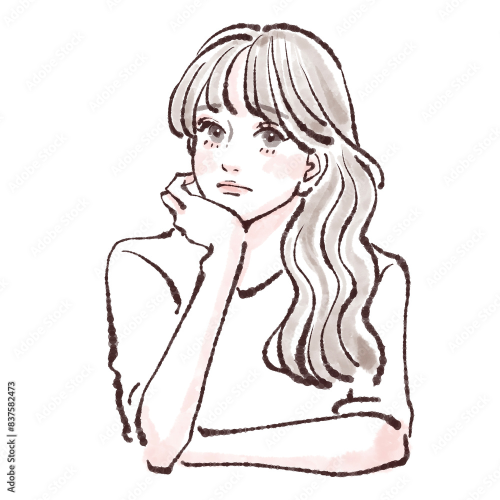 女性・女の子のイラスト素材 女性・女の子のイラスト素材