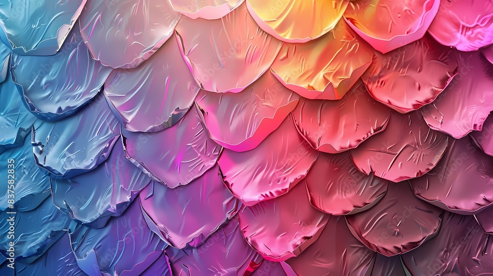 Digital technology colorful gradient scales texture pattern poster background